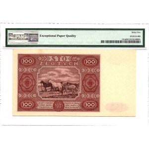 100 złotych 1947 - G - PMG 65 EPQ