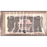 Emisja pamiątkowa 9 szt. banknotów - odbitki z oryginalnych klisz 1974 -