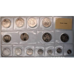 PRL - zestaw 15 sztuk monet 1949 - 1966 - UNC