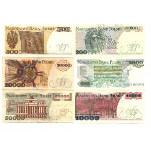 PRL - zestaw 13 banknotów 