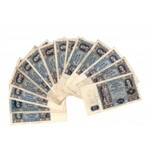 Zestaw 30 banknotów międzywojennych