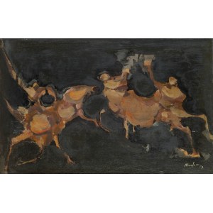 Alfred Aberdam (1894 Lviv - 1963 Paris), Horsemen, 1959.