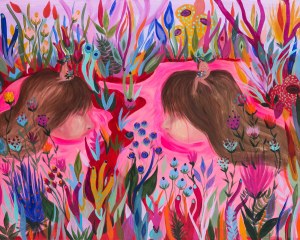 Anastasia Rydlevskaya (ur. 1995 Mińsk, Białoruś), Pink waters of love and hope, 2022
