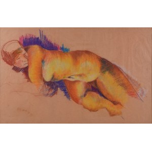 Otto AXER (1906-1983), Lying Nude, 1978