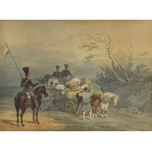 január SUCHODOLSKI (1797-1875) - pripísaný, Stretnutie