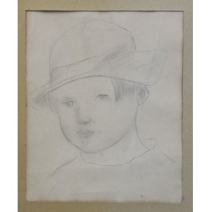 Tadeusz MAKOWSKI (1882-1932), Dívka v klobouku