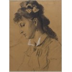 Kazimierz SZMYT (1860-1941) - przypisywany, Portret kobiety