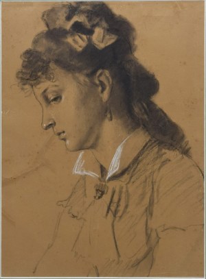 Kazimierz SZMYT (1860-1941) - przypisywany, Portret kobiety