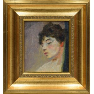 Wojciech WEISS (1875-1950), Portrait of a woman - fragment of a painting