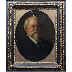 Szymon BUCHBINDER (1853-1908?), Portret sędziwego mężczyzny