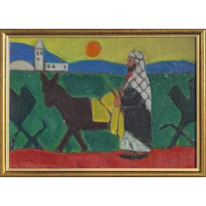 Artur KOLNIK (1890-1971), Araber mit Esel