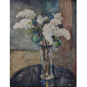 Romuald WYPYCHOWSKI (1901-1981), Lilacs in a vase, 1971