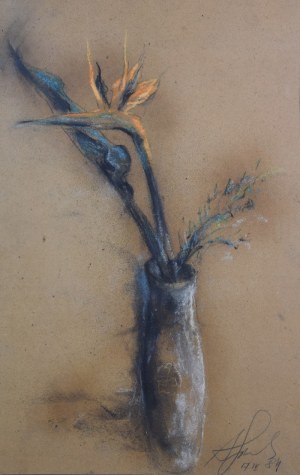 Alojzy SIWECKI (1912-1988), Kwiaty w wazonie, 1984