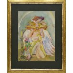 Kasper POCHWALSKI (1899-1971), Poeta, księga i Amor, 1958
