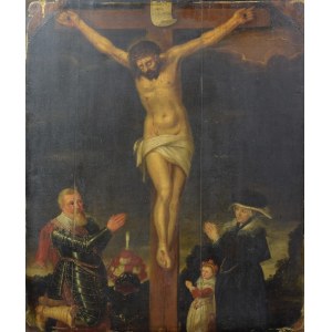 Malarz nieokreślony, pomorski (?), XVII w., Chrystus ukrzyżowany
