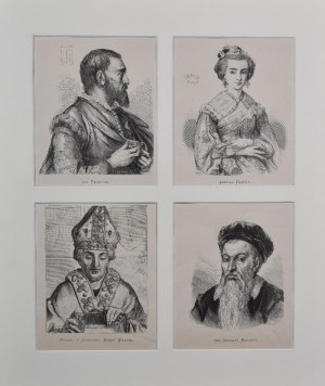 Jan MATEJKO (1838-1893), Cztery portrety, 1876