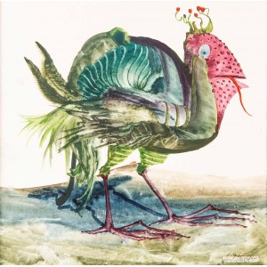 Stanislaw SUDER (1951 - 2015), zo série ,,Vtáky zázrakov; 80. roky 20. storočia