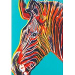 Andy Warhol (1928 Pittsburg - 1987 New York), Grevy's Zebra from the Endangered Species series, 1983.