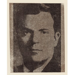 Andrzej Strumiłło (1927 Wilno - 2020 Suwałki), Portret amerykańskiego lotnika - Michaela Heck`e
