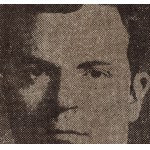 Andrzej Strumiłło (1927 Wilno - 2020 Suwałki), Portret amerykańskiego lotnika - Michaela Heck`e