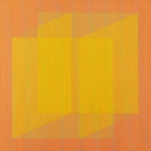 Julian Stanczak (1928 Borownica - 2017 Seven Hills, Ohio), Folding Secrets, 1967