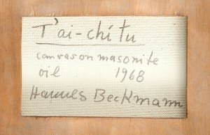 Hannes Beckmann (1909 Stuttgart - 1977 Hanover, New Hampshire), 