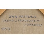 Jan Pamuła (1944 Spytkowice k. Wadowice - 2022 ), Arrangement mit einem Dreieck, 1975