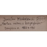 Jaroslaw Modzelewski (b. 1955, Warsaw), Martwa natura z krzyżykiem, 2001