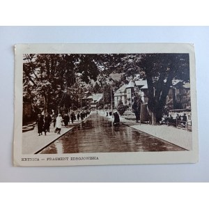 POCZTÓWKA KRYNICA FRAGMENT ZDROJOWISKA FOT. H. PODDĘBSKI