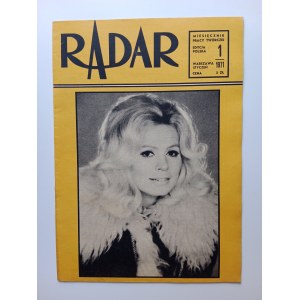 CZASOPISMO, MIESIĘCZNIK RADAR, STYCZEŃ 1/1971 R