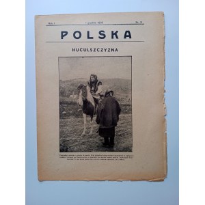 CZASOPISMO POLSKA, HUCULSZCZYZNA, GRUDZIEŃ 1935 R