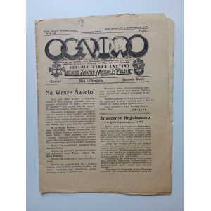 MAGAZINE OGNIWO, LUBELSKI ZWIĄZEK MŁODZIEŻY POLSKIEJ, NOVEMBER 1929