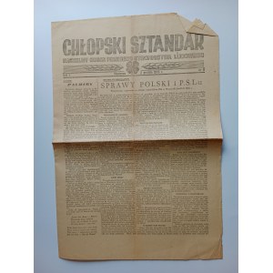CZASOPISMO CHŁOPSKI SZTANDAR, NACZELNY ORGAN POLSKIEGO STRONNICTWA LUDOWEGO, GRUDZIEŃ 1945 R