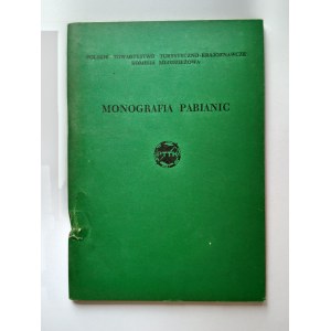 POLISH TOURISTIC AND SIGHTSEEING ASSOCIATION YOUTH COMMITTEE, PABIANICE MONOGRAPH PABIANICE CITY DISTRICT