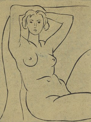 Henri MATISSE - przypisywany, AKT