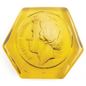 PAPERWEIGHT WITH FRYDERYK CHOPIN'S HEAD