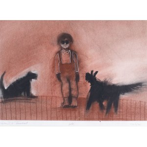 Daniel George de TRAMECOURT, THE BOY AND THE DOGS, 1993