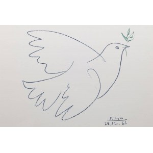 Pablo PICASSO, THE PEACE Pigeon, 1961 (pozdější vydání)