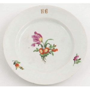 TALERZ Z TULIPANEM, Polska, Baranówka, po 1825
