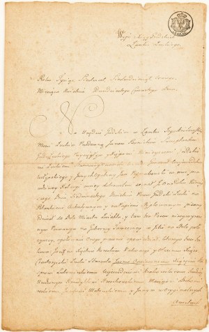 WYPIS Z KSIĄG GRODZKICH ZAMKU ŁUCKIEGO, 24.04.1778