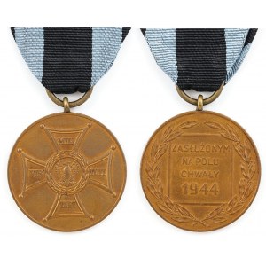 medaile za zásluhy v oblasti slávy 1945, bronzová