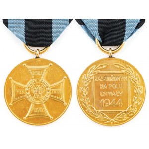 medaile za zásluhy v oblasti slávy 1945, zlatá