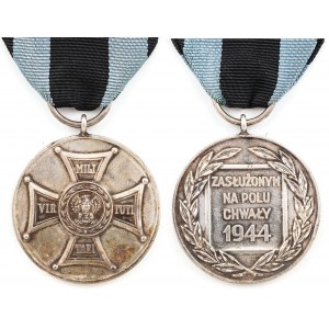medaile za vynikající službu v oblasti slávy 1945, stříbrná