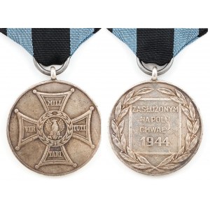 MEDAL ZASŁUŻONYM NA POLU CHWAŁY wz. 1945, srebrny