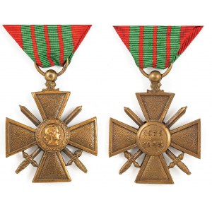 KRZYŻ WOJENNY 1939 - 1945, Francja