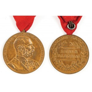 MEDAL JUBILEUSZOWY PAMIĄTKOWY DLA SIŁ ZBROJNYCH I ŻANDARMERII, Austro-Węgry, 1898