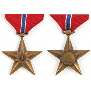 Bronzová hvězda, návrh USA 1944.