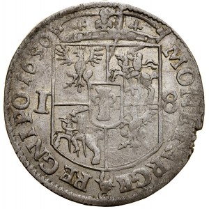 Jan II Kazimierz 1649-1668, Ort 1650, Wschowa. R5.