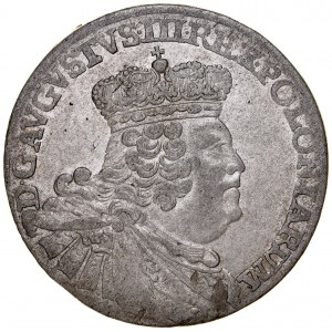 August III 1733-1763, Szóstak 1756 E-C, Lipsk.
