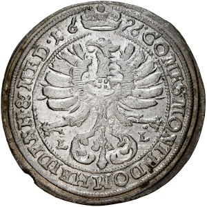 Silesia, Duchy of Württemberg-Olesnica, Chrystian Ulrich 1668-1704, 3 krajcars 1696 L-L, Olesnica.